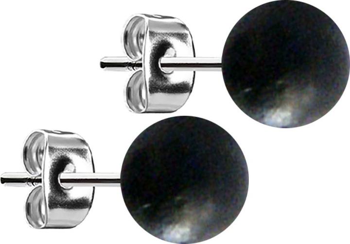 Immagine prodotto Star Piercing Borchie d'argento in legno di arang (Organico, senza ottone, Acciaio chirurgico 316L)
