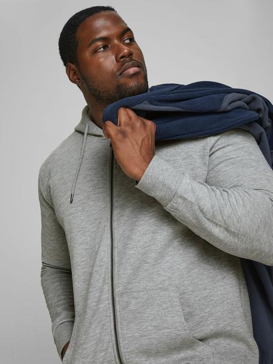 Produktbild Jack & Jones Durchgehender Reissverschluss Plus Size Hoodie (XXL, 4XL)