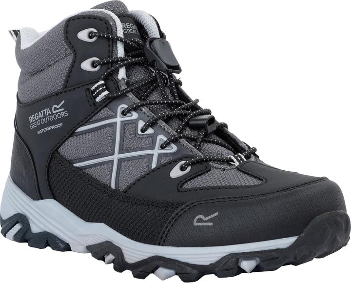 Light steel gray, Black