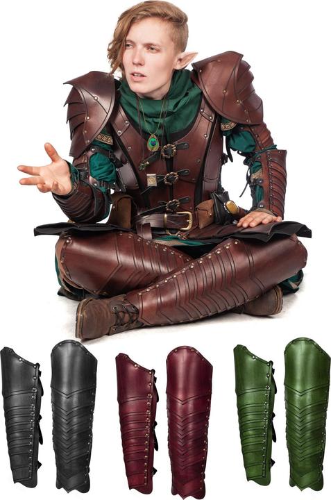Andracor Beinschienen - Drachenrücken (One Size)