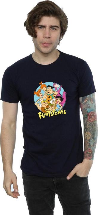 Immagine prodotto The Flintstones Group Circle Maglietta Uomo (S)