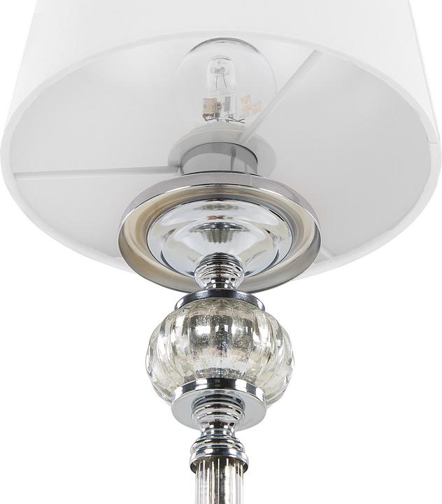 Actual product image Beliani Table lamp white 62 cm round KUBENA (E27)