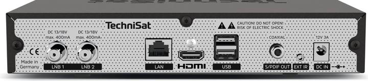 Image du produit TechniSat Technibox HD S3 (2x DVB-S2X 2x DVB-S2X, Slot CI)