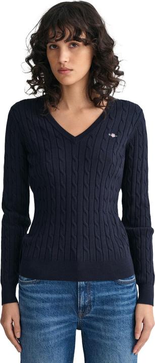 Image du produit GANT Stretch Cotton Cable V-Neck (L)