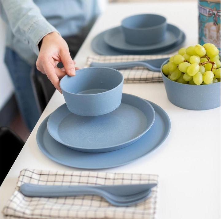Produktbild Koziol Speiseteller Connect Ø 20.5 cm, 4 Stück, Blau (4 x, 20.50 cm)