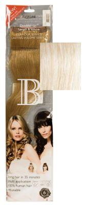 Actual product image Balmain DH LV 40cm 613 (Level 10) light blond Double Hair Length & Volume (Iv 613, 40 cm)