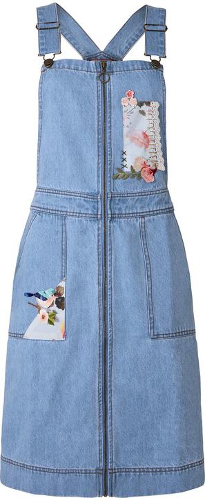 Image du produit Joe Browns Floral Zip-Front Denim Pinafore (36)