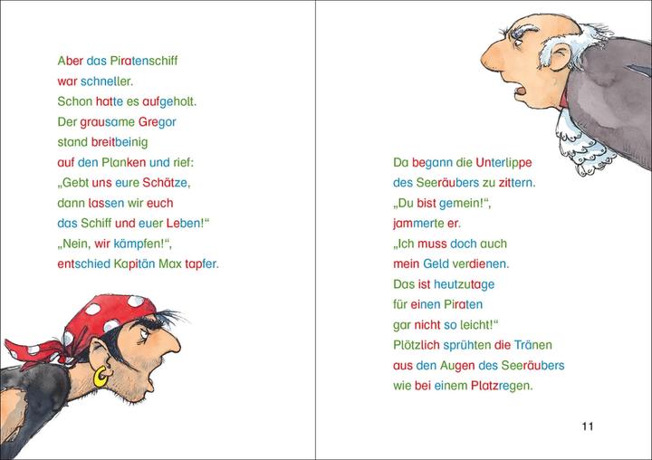 Immagine prodotto Silbengeschichten zum Lesenlernen - Piratengeschichten (Tedesco, Alexandra Fischer-Hunold, Ines Rarisch, I primi lettori Loewe, 2021)