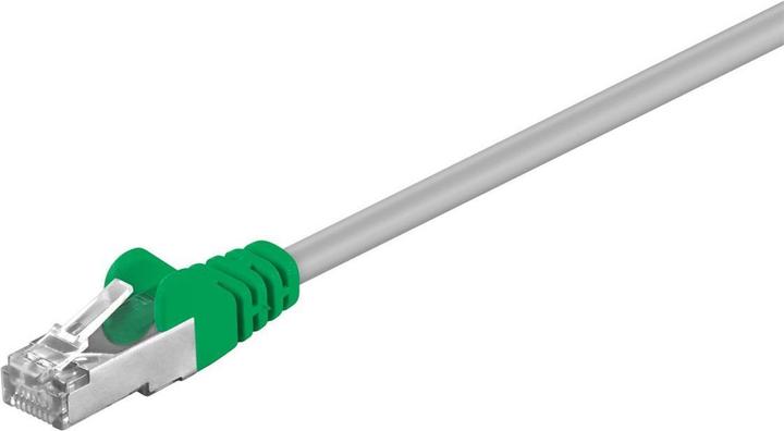 Actual product image Goobay CAT 5e, F/UTP cross patch cable, gray, 3 m (F/UTP, CAT5e, 3 m)