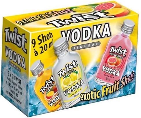 Produktbild Twist Vodka Likqueur Shot Box / (24 x 2 cl)