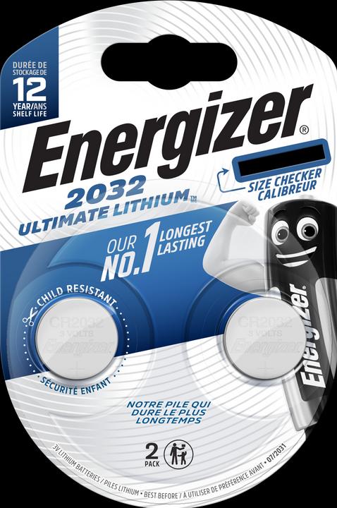 Energizer CR2032 Ultimate Lithium (2 Stk., CR2032, 235 mAh)