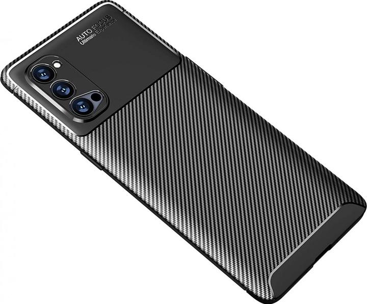 Produktbild Screenguard Oppo Reno4 Pro 5G Hülle Carbon Design TPU Case (Oppo Reno 4 Pro 5G)