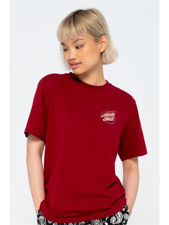 Actual product image Santa Cruz Absent Flame Dot T-Shirt (8)