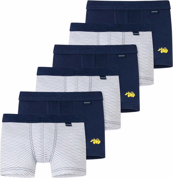 Produktbild Schiesser 6er Pack Kids Boys Feinripp Organic Cotton Shorts / Pants (116, 6er Pack)