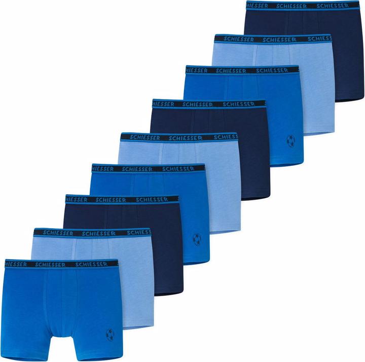 Immagine prodotto Schiesser 9 Pacchetti di pantaloncini / pantaloni in cotone biologico 95/5 per bambini (98, confezione da 9)