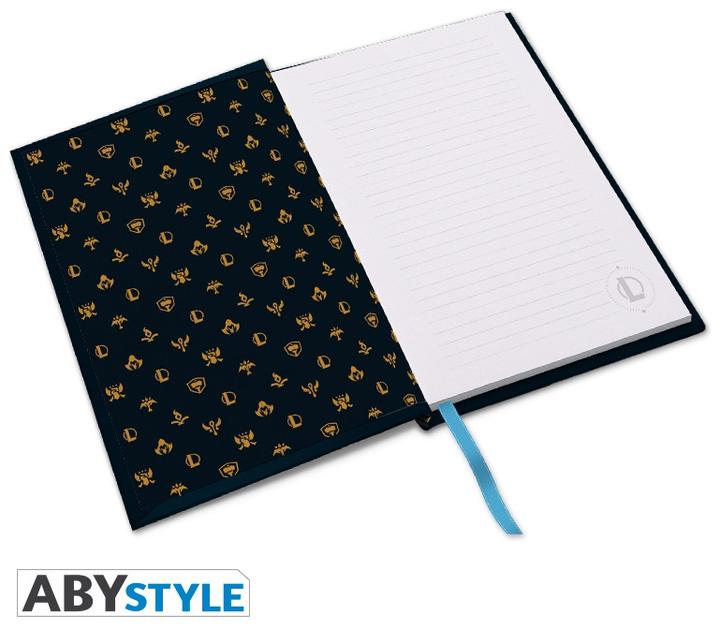 Produktbild ABYstyle LEAGUE OF LEGENDS Notizbuch - Hexteck-Logo (A5, Liniert, Harter Einband)