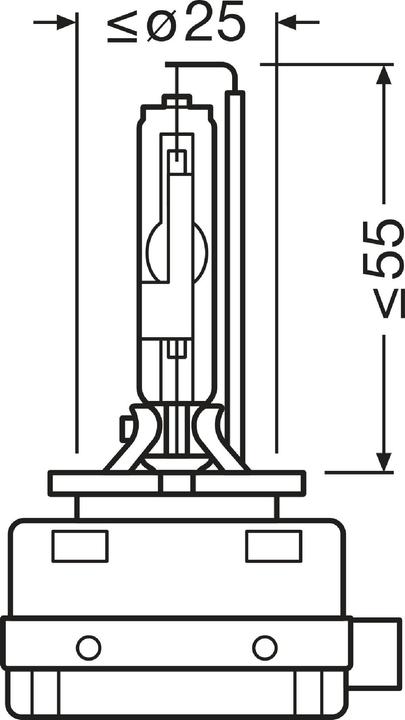 Nährwerte und Zutaten Osram Xenon Leuchtmittel Night Breaker 220 D3s (D3S)