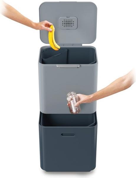 Image du produit Joseph Joseph Totem Max Ed. 60L - Mülltrennungs- und Recyclingein.-Himmel (60 l)