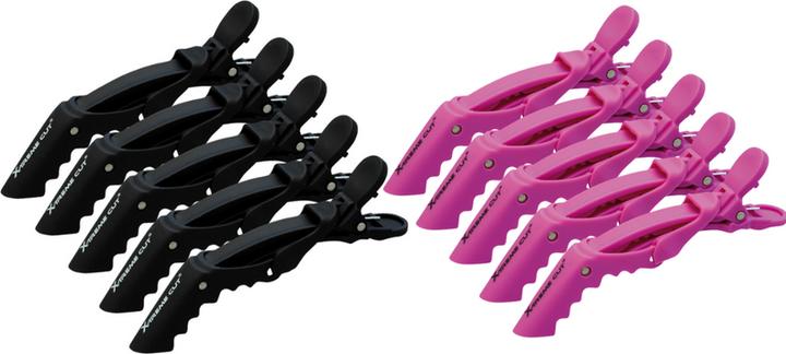 Image du produit Akashi X-Treme Cut Soft touch Shark Clips 11 cm pink 5 Stk.