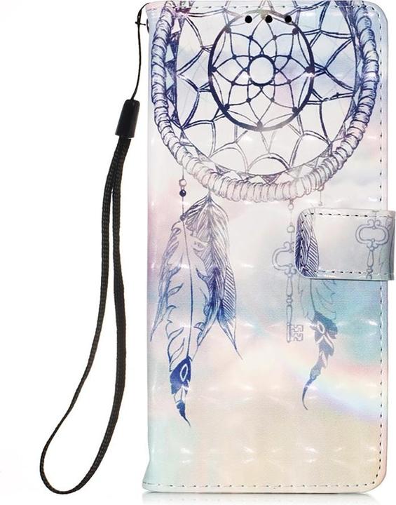 Produktbild Ueli Express iPhone 13 Buch Etui Tasche mit Kartenfach Traumfänger Gross (Apple iPhone 13)