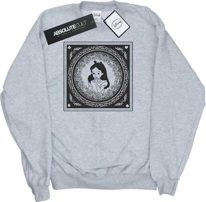 Actual product image Disney Mens Alice In Wonderland Box Sweatshirt (L)