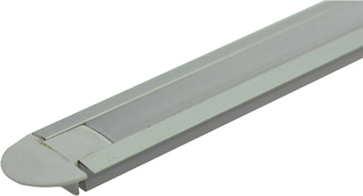 Immagine prodotto Scharnberger+Hasenbein 39121 Profilo in alluminio 1500x22x6mm con copertura. (1x trasparente/1x opaco) Tappi di chiusura B