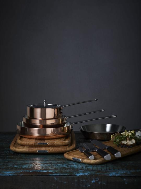Produktbild Scanpan Stielkasserolle Maitre D’ Ø 16 cm - Induktion (16 cm, Stielkasserolle, Edelstahl, Kupfer)