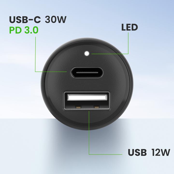Productafbeelding Belkin 42w - 30w USB-C 12w USB-A Car Charger