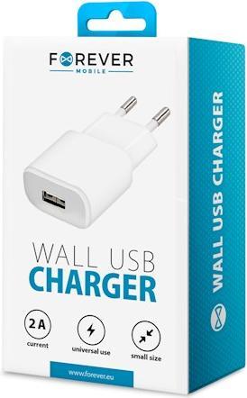 Immagine prodotto Forever Caricatore TC-01 1x USB 2A bianco