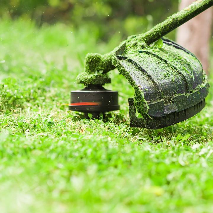 Actual product image Wiltec 2in1 petrol grass trimmer 1.76 hp brush cutter Brush cutter Lawn trimmer (Trim line, Metal cutting blade)