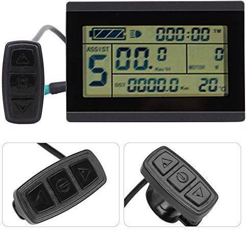 Actual product image Vikye LCD Display E-bike Digital Speedometer