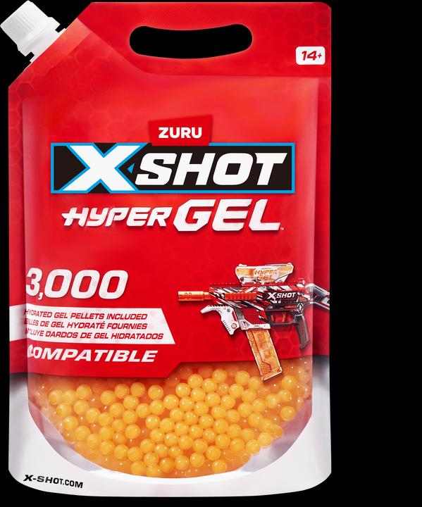 Produktbild Zuru X-SHOT Hyper Gel Nachfüllpackung 3.000 Gel-Kugeln - EN71