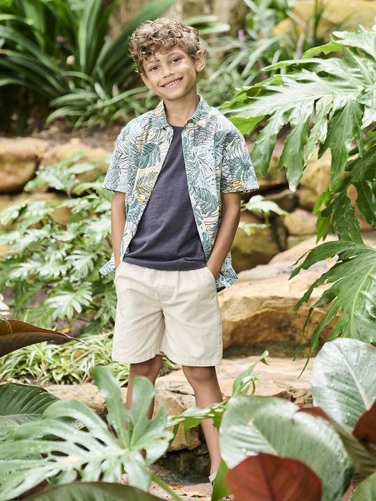 Immagine prodotto Vertbaudet Jungen Shorts, Leinen-Mix (92)