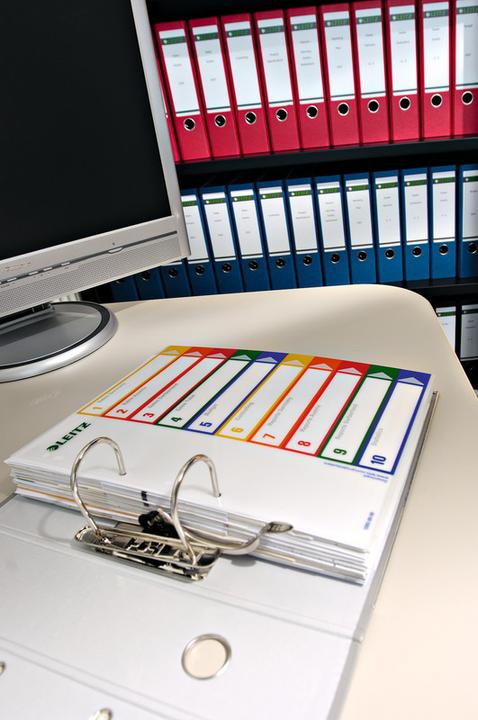 Produktbild Leitz Register PC-beschriftbar