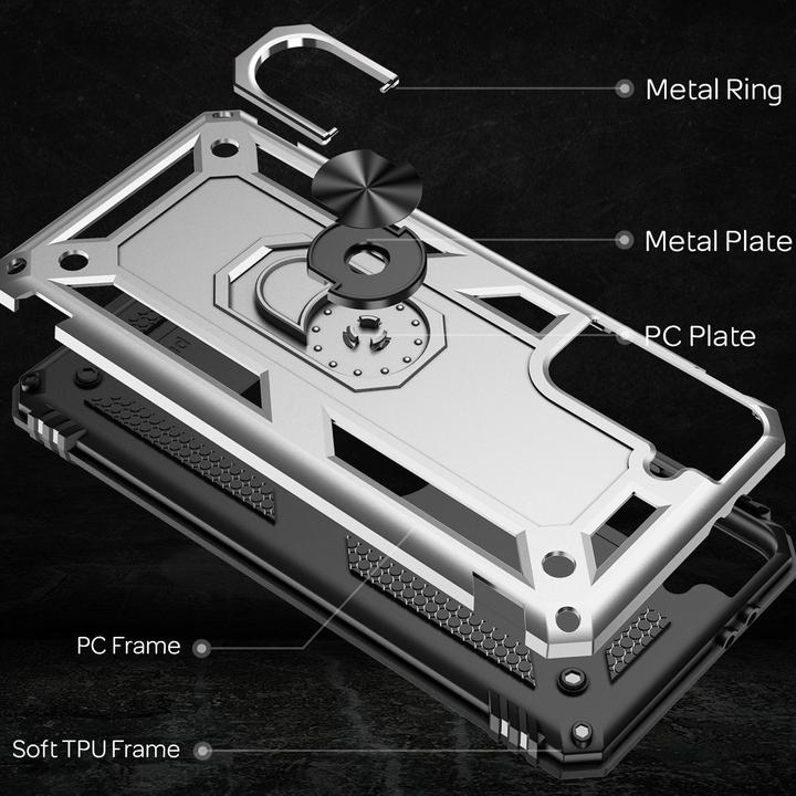 Immagine prodotto Nalia Copertura antiurto dell'anello in stile militare (Samsung Galaxy S21 FE)