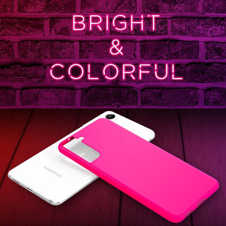 Immagine prodotto Nalia Custodia per cellulare in silicone al neon (Samsung Galaxy S21 FE)