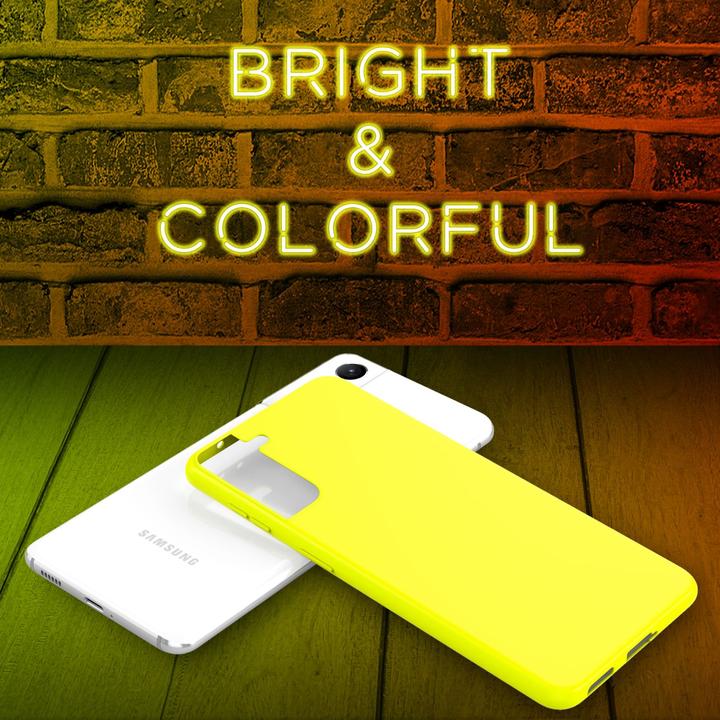 Immagine prodotto Nalia Custodia per cellulare in silicone al neon (Samsung Galaxy S21 FE)