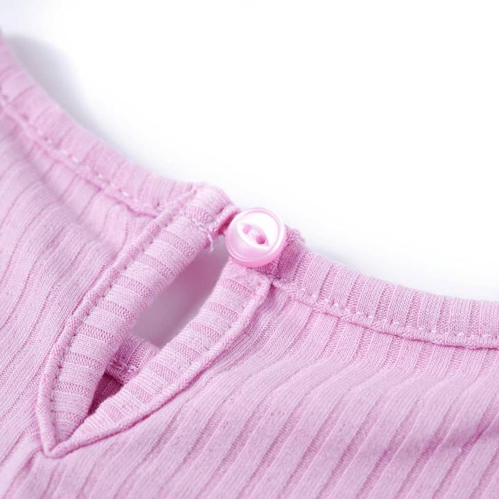 Actual product image VidaXL Children's T-shirt light pink 128,Material: 95 % cotton. 5 (128)