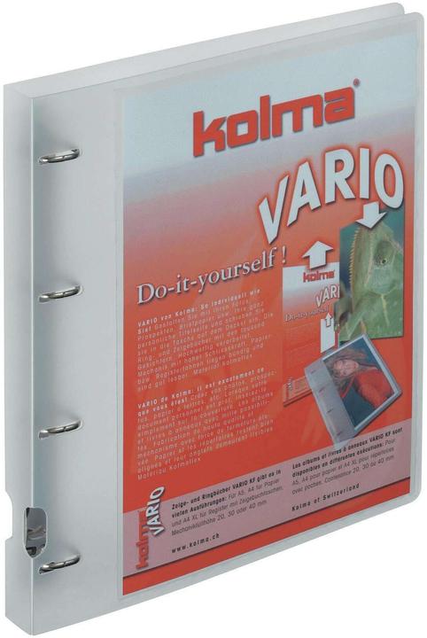 Immagine prodotto Kolma Libro degli spettacoli Vario A4 XL 4 anelli altezza di riempimento 2 cm incolore (A4, 29 mm, 1 Pezzo/i)