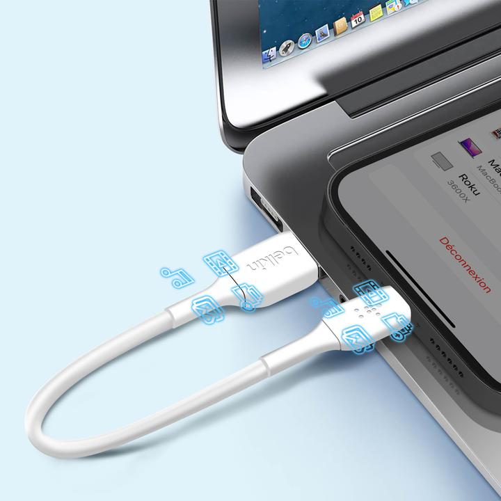 Actual product image Belkin Boost Charge USB-A - Lightning (0.15 m, USB 2.0)