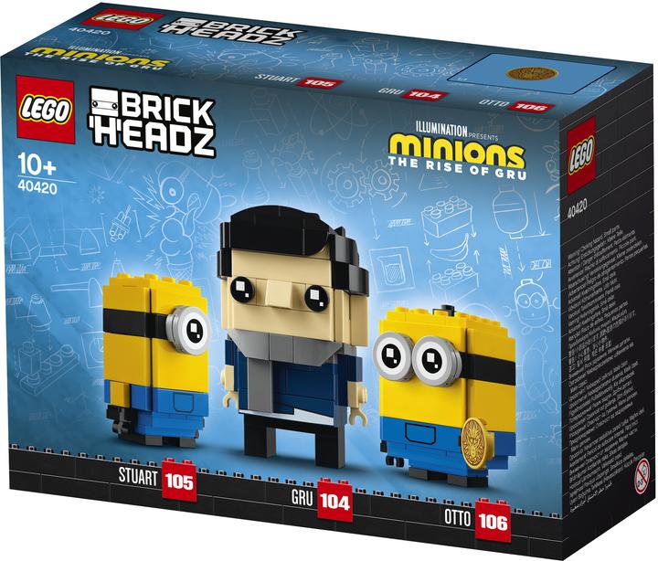 Actual product image LEGO BrickHeadz Gru, Stuart & Otto 40420 (40420, LEGO Brickheadz)