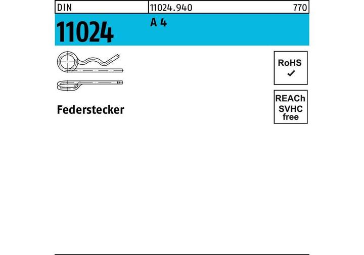 Produktbild Federstecker DIN 11024 5 / 20,1-26 A 4