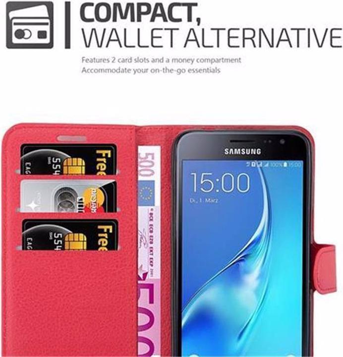 Produktbild Cadorabo Book mit Standfunktion Cover (Samsung Galaxy J3)