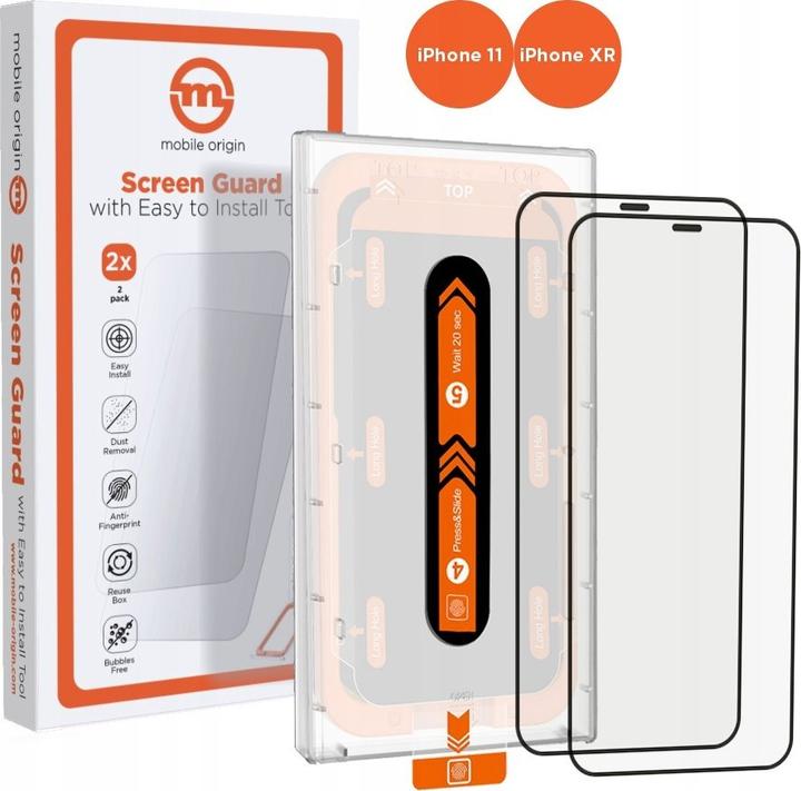 Immagine prodotto Mobile Origin Applicatore facile in confezione da 2 (2 Pezzo/i, Apple iPhone 11)