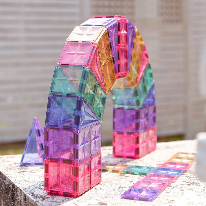 Immagine prodotto Mntl Piastrelle magnetiche 177 pezzi Mega Pastel Pack - Blocchi da costruzione magnetici