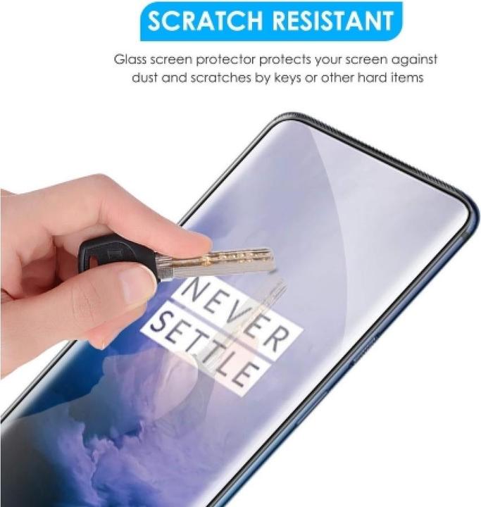 Image du produit Screenguard OnePlus 7 Pro Protecteur plein écran en verre blindé 2.5D 9H (1 pièce(s), OnePlus 7 Pro)