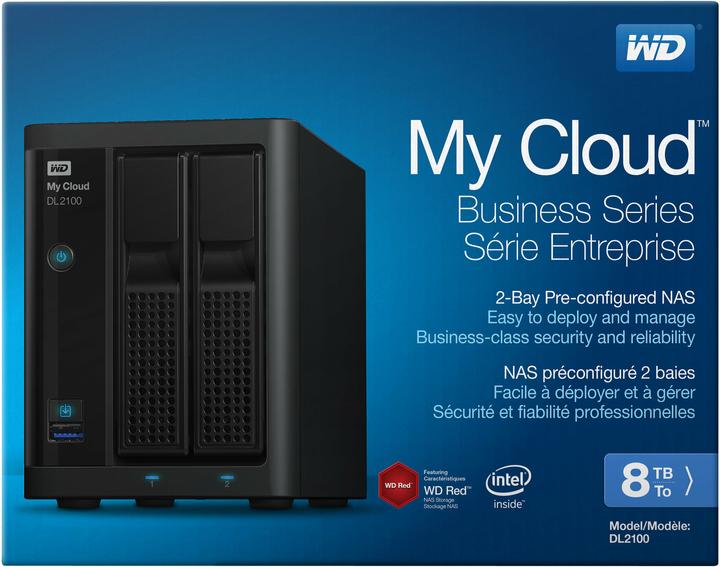 Image du produit WD My Cloud Pro PR2100 (2 x 4 To, WD Red)