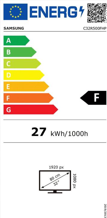 Energie-Label Samsung CR50 (1920 x 1080 Pixel, 31.50")