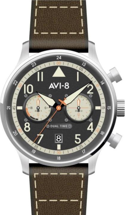 Image du produit AVI-8 av-4088-01 Carey Dual Time 44mm 5ATM (Montre analogique, 44 mm)