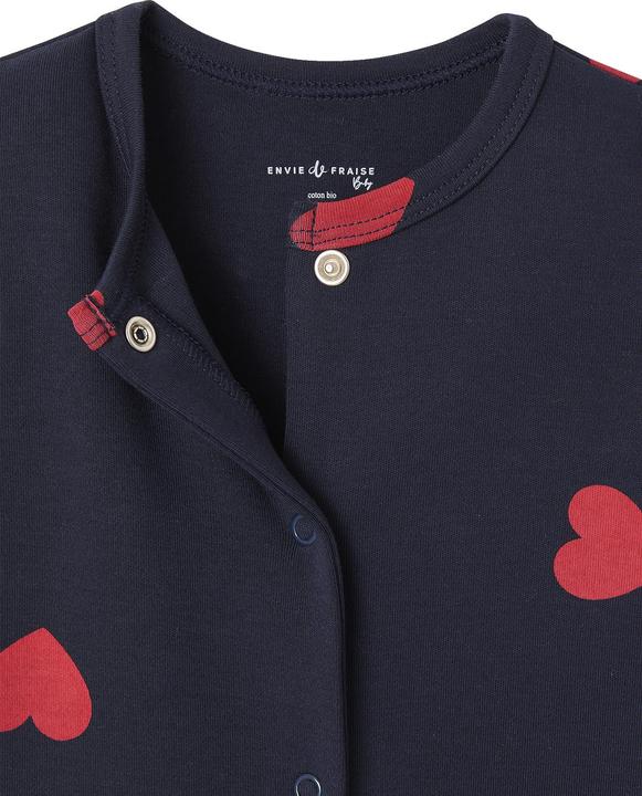 Actual product image Envie de Fraise Bio-Kollektion: Baby Strampler Mon Coeur